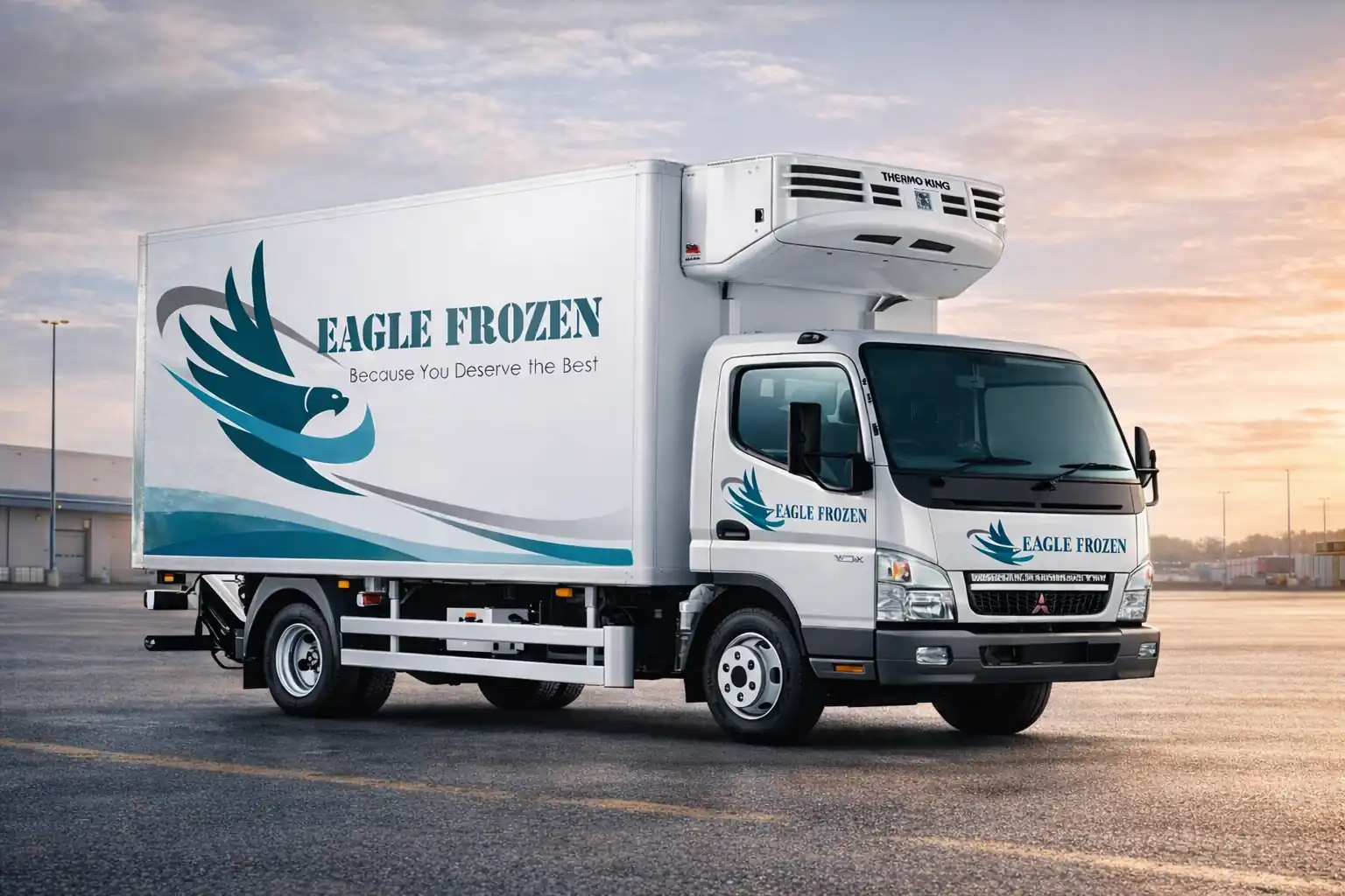 Eagle Frozen Transport chiller truck rental UAE — large capacity fresh cargo transport