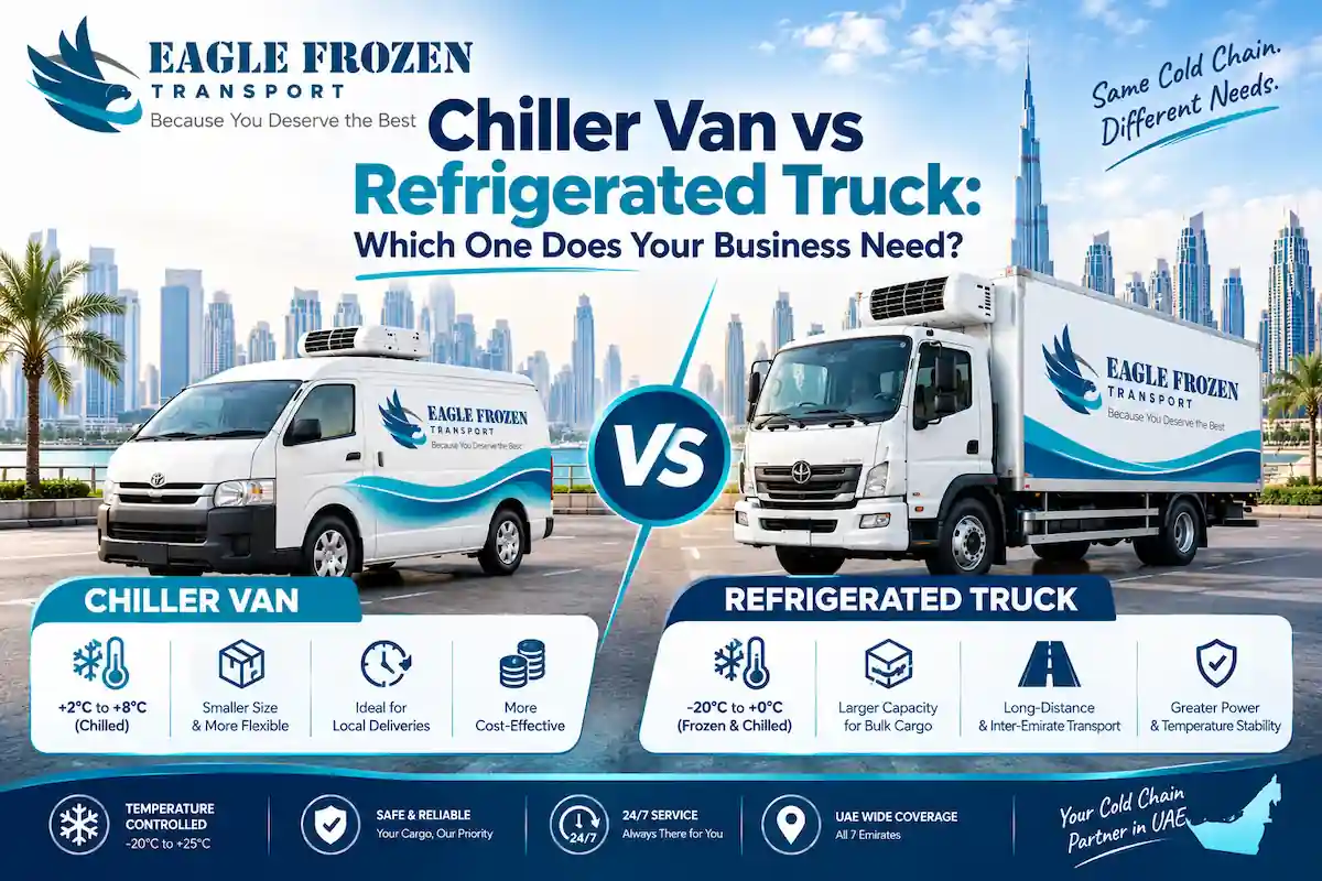 Eagle Frozen refrigerated truck: chiller van vs refrigerated truck comparison